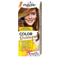 Palette Color Shampoo шампунь-краска для волос на 24 мытья головы 317 (7-554) Фундук Блонд