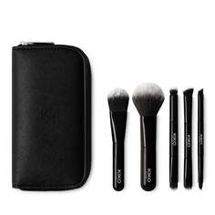 KIKO Milano Travel Brush Дорожная косметичка с 5 профессиональными кистями