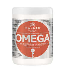Kallos KJMN Omega Rich Repair Hair Mask восстанавливающая маска с комплексом омега-6 и маслом макадамии 1000мл