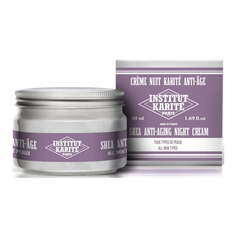 Institut Karite Shea Anti-Aging Night Cream омолаживающий ночной крем с маслом ши для всех типов кожи 50мл