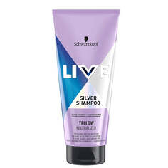 Schwarzkopf Шампунь для волос Live Silver Shampoo нейтрализующий желтый оттенок 200мл