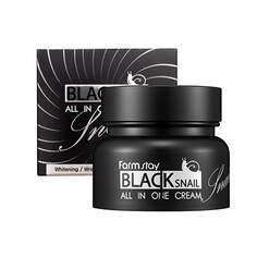 Farm Stay Black Snail All in One Cream универсальный крем для лица со слизью черной улитки 75мл