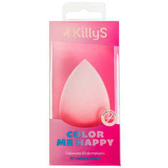 KillyS Color Me Happy 3D спонж для макияжа Персиковый