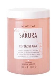 Inebrya Sakura Restorative Mask укрепляющая маска для волос 1000мл