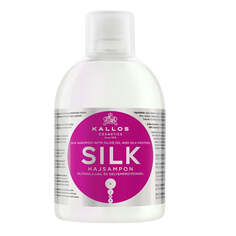 Kallos Шампунь для волос KJMN Silk Shampoo с оливковым маслом и протеинами шелка 1000мл