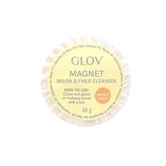 Glov Твердое мыло Magnet Cleanser для чистки перчаток и кистей для макияжа Желтое 40г
