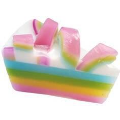 Bomb Cosmetics Глицериновое мыло Raspberry Rainbow Soap Cake 140г