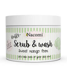 Nacomi Scrub &amp; Wash пилинг и пенка для умывания Sweet Foam Mango 180мл