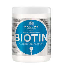 Kallos KJMN Biotin Beautifying Hair Mask укрепляющая маска для волос с биотином 1000мл