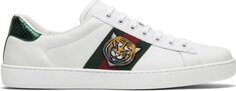 Кроссовки Gucci Ace Embroidered Tiger, белый