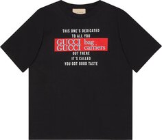 Футболка Gucci T-Shirt Black/Multicolor, черный