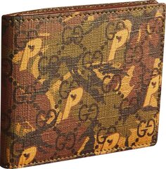 Кошелек Gucci x Palace GG-P Supreme Bi-Fold Wallet Camouflage