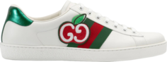 Кроссовки Gucci Ace Low GG Apple Patch - White, белый