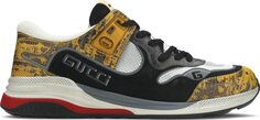 Кроссовки Gucci Ultrapace Yellow Tejus Printed, желтый