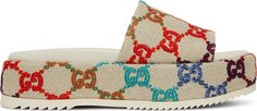 Сандалии Gucci Wmns Platform Sandal White Multi, белый