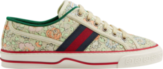 Кроссовки Liberty of London x Gucci Wmns Tennis 1977 Floral - Mint Green, зеленый