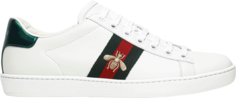 Кроссовки Gucci Ace Embroidered Bee, белый