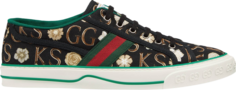 Кроссовки Ken Scott x Gucci Tennis 1977 Black Monogram, черный