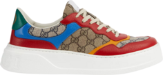 Кроссовки Gucci GG Sneaker Beige Red Blue, бежевый