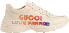 Кроссовки Pablo Delcielo x Gucci Rhyton Love Parade, кремовый