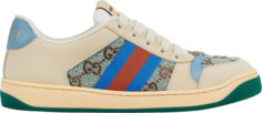 Кроссовки Gucci Wmns Screener Sneaker Brown Blue Red, коричневый