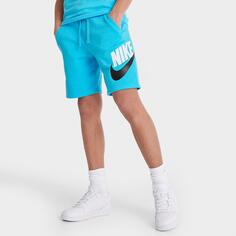 Детские флисовые шорты Nike Sportswear HBR Club, синий