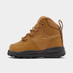 Кожаные ботинки для малышей Nike Manoa, коричневый