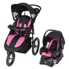 Детская коляска + автокресло Baby Trend Cityscape Jogger, черный/розовый