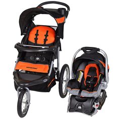 Детская коляска + автокресло Baby Trend Expedition Jogger, черный/оранжевый