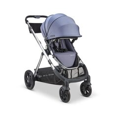 Детская коляска трансформер New Joovy Qool Stroller, черный/фиолетовый