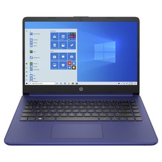 Ноутбук HP 14-dq0010nr, 14&quot; HD, 4Гб/64Гб, Celeron N4020, сине-фиолетовый, английская клавиатура