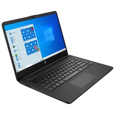 Ноутбук HP 14-dq0060nr, 14&quot; HD Сенсорный, 4Гб/64Гб, Celeron N4020, угольно-черный, английская клавиатура