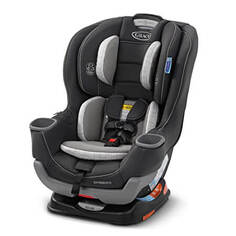 Детское автокресло Graco Extend2Fit Convertible, черный/серый