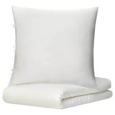 Комплект постельного белья Ikea Kritsuga, 2 предмета, 140x200/80x80 см, белый