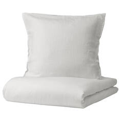 Комплект постельного белья Ikea Dytag, 2 предмета, 155x220/80x80 см, белый