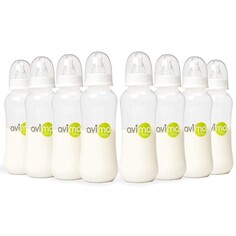 Бутылочки для кормления 8 шт. по 295 мл Avima Anti Colic, прозрачный
