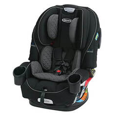 Детское автокресло Graco 4Ever DLX 4 In 1, черный/серый