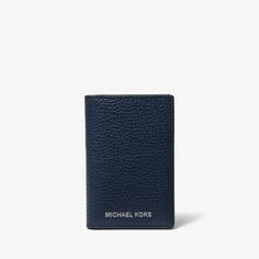 Кошелек Michael Kors Hudson Leather Bi-Fold, темно-синий