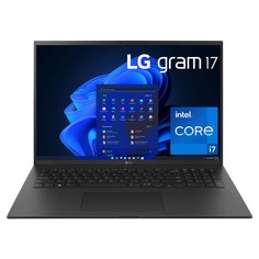 Ноутбук LG Gram, 17&quot; WQXGA, 16Гб/1Тб, i7-1260P, GeForce RTX 2050, черный, английская клавиатура