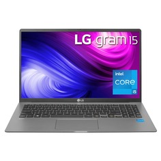 Ноутбук LG Gram, 15,6&quot; WUXGA Сенсорный, 16Гб/512Гб, i5-1135G7, темно-серебряный, английская клавиатура