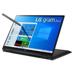 Ноутбук LG Gram, 14&quot; WUXGA Сенсорный, 8Гб/256Гб, i7-1165G7, черный, английская клавиатура