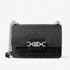 Сумка кросс-боди Michael Michael Kors Heather Extra-Small Logo, черный