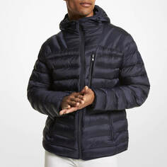 Куртка Michael Kors Rialto Quilted Nylon, темно-синий