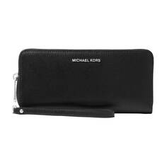 Бумажник Michael Kors Jet Set Travel Leather Continental, черный