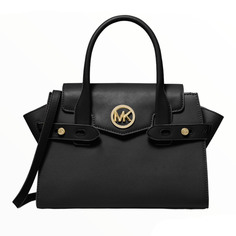 Сумка Michael Michael Kors Carmen Medium Faux Leather Belted, черный