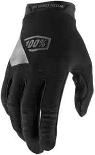 100% Ridecamp Велосипедные перчатки, черный