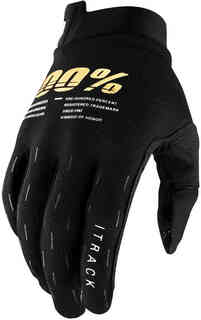 100% iTrack Велосипедные перчатки, черный