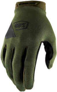 100% Ridecamp Велосипедные перчатки, зеленый