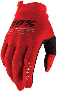 100% iTrack Велосипедные перчатки, красный