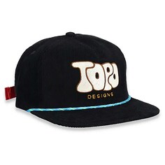 Вельветовая кепка Topo Designs Bubble, черный